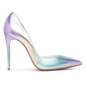 Christian Louboutin Iriza 100 Multicolor Licorne Leather D'Orsay Heel Pump 40